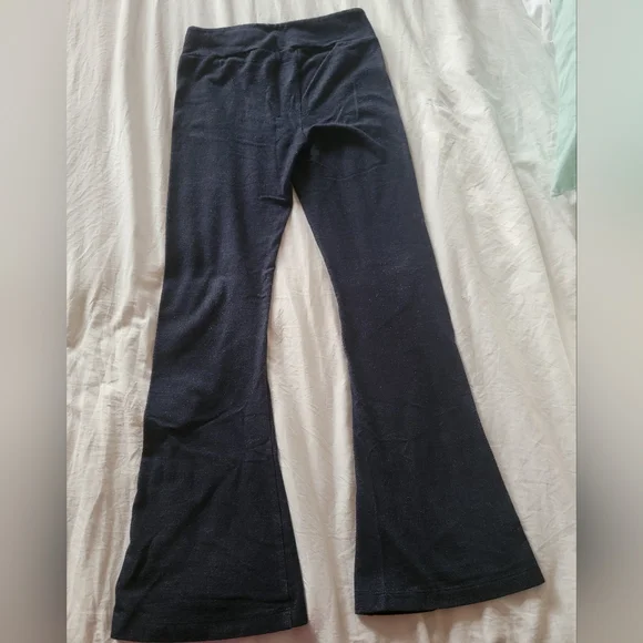 Cat & Jack Dark Blue Denim Look Flare Pants - Picture 5 of 7